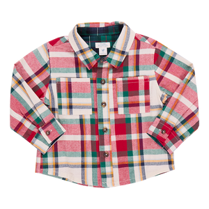 Pink Chicken - Tartan Boys Jack Shirt