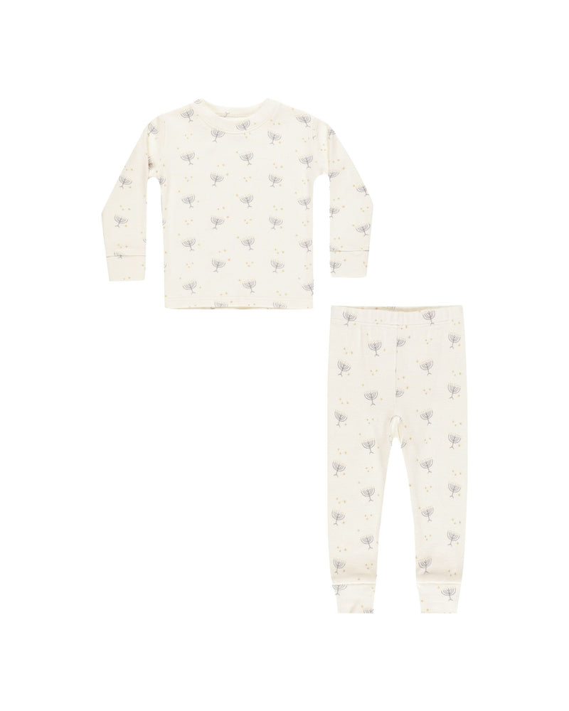 Rylee & Cru - Hanukkah Organic LS Pajama Set