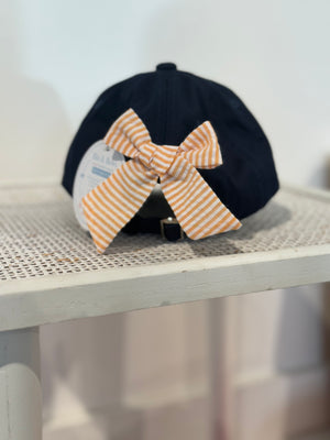 Bits and Bows - Auburn Bow Baseball Hat Youth