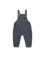 Quincy Mae - Indigo Corduroy Baby Overalls