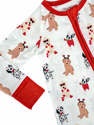 In My Jammers - I Woof You Zipper Romper