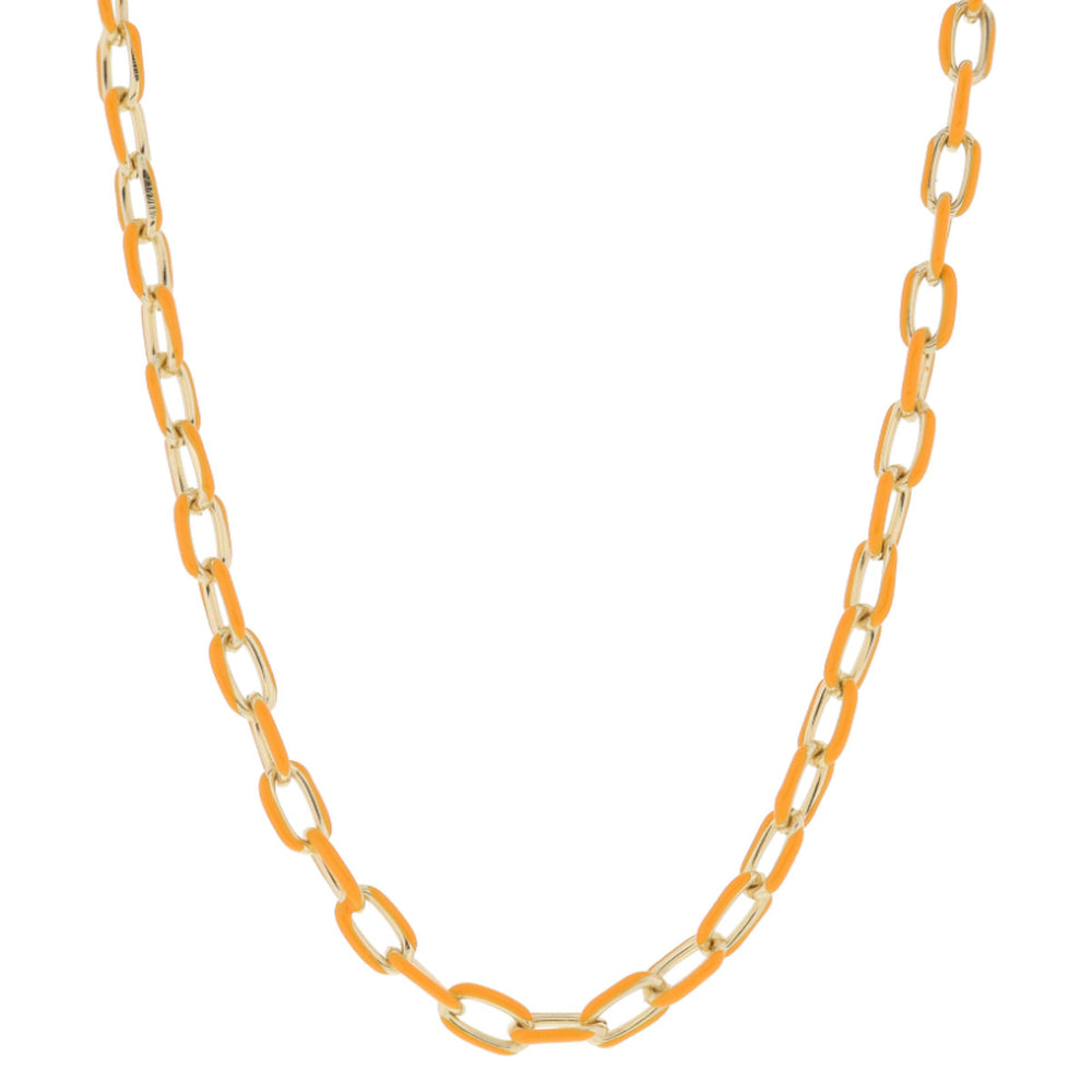 Orange You Glad Chain Necklace