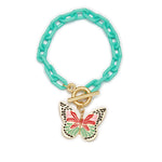 Aqua Papilio Chain Bracelet