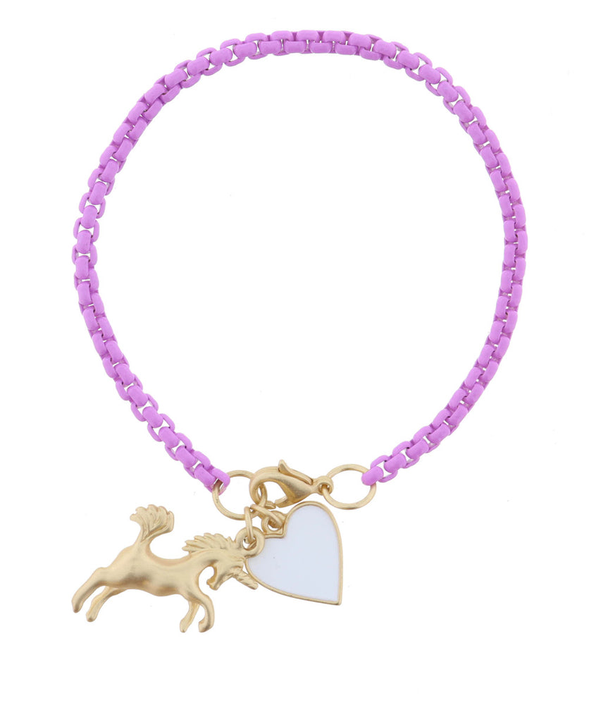 Unicorn Dreams Lavender Bracelet