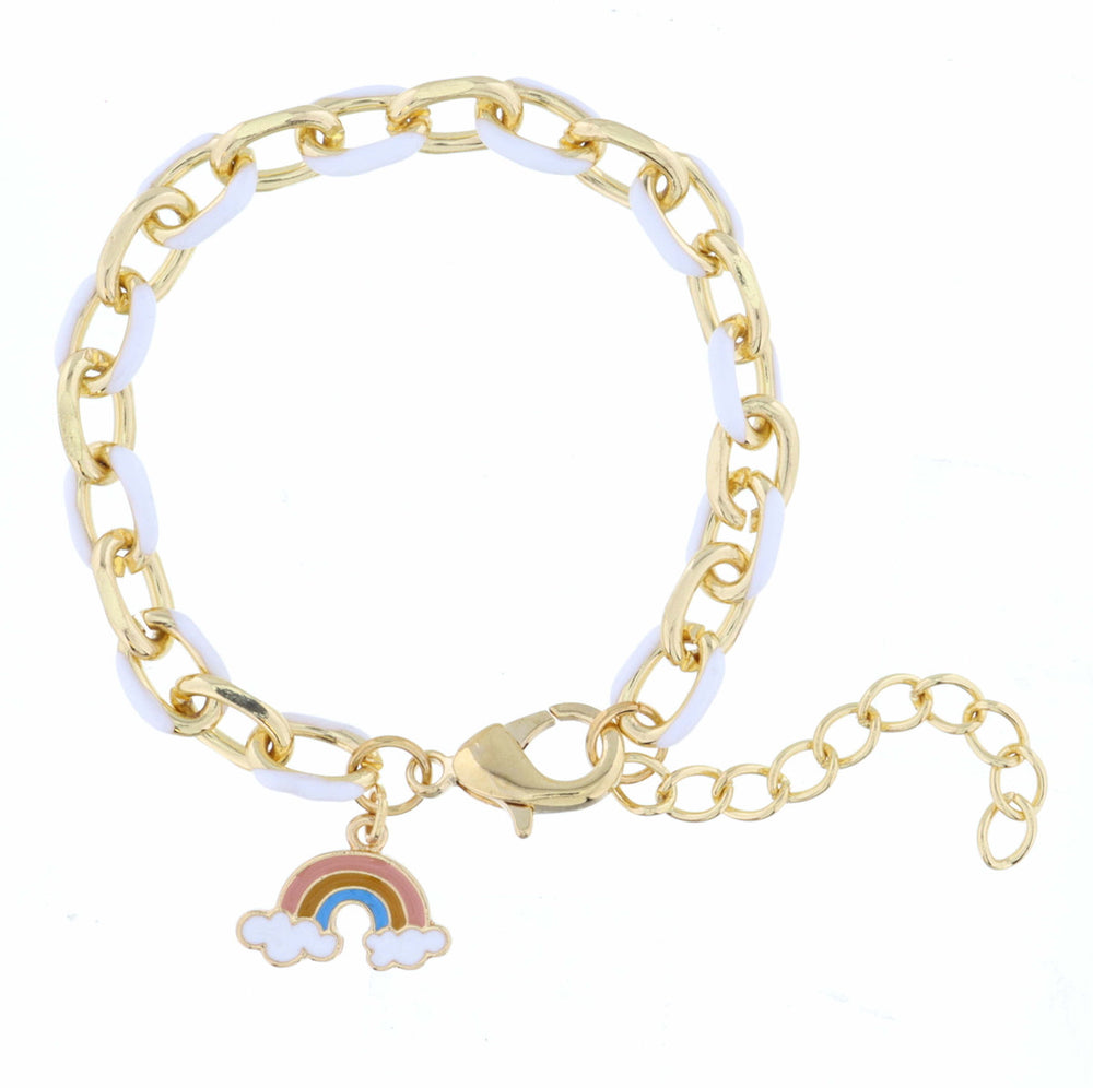 Wishes White Chain Bracelet