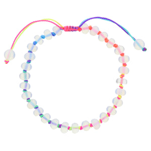 Summer of Fun Knotted Thread & Opalite Beaded Bracelet (multiple colors)