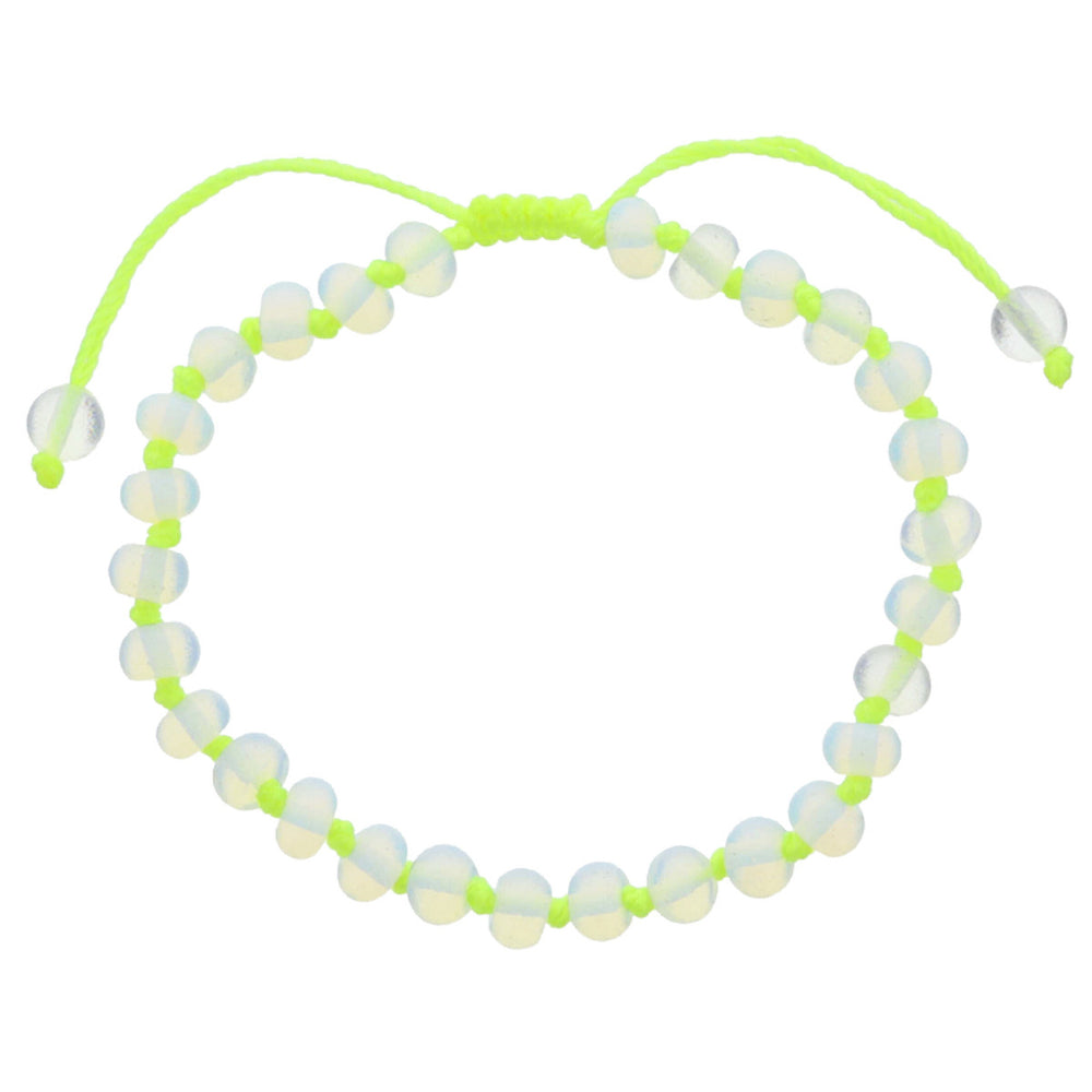 Summer of Fun Knotted Thread & Opalite Beaded Bracelet (multiple colors)