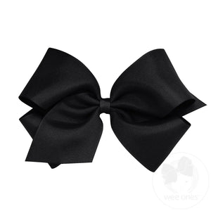 wee ones - King Classic Grosgrain Hair Bow (Plain Wrap)