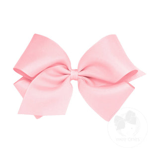 wee ones - King Classic Grosgrain Hair Bow (Plain Wrap)