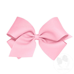 wee ones - King Classic Grosgrain Hair Bow (Plain Wrap)