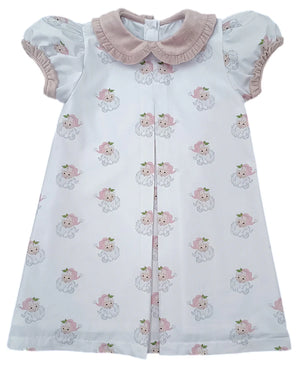 James & Lottie - Kadence Dress Pink Santa