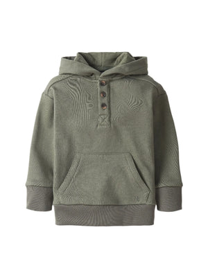 Little Bipsy - Henley Hoodie Pine