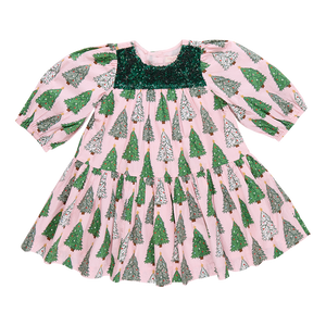 Pink Chicken - Pink Trees Fiona Dress