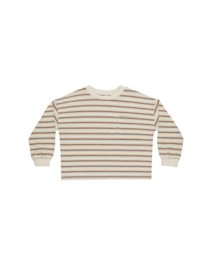 Rylee & Cru - Saddle Stripe LS Tee