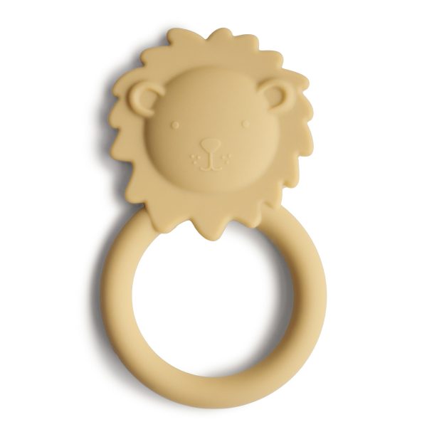 mushie - Yellow Lion Teether