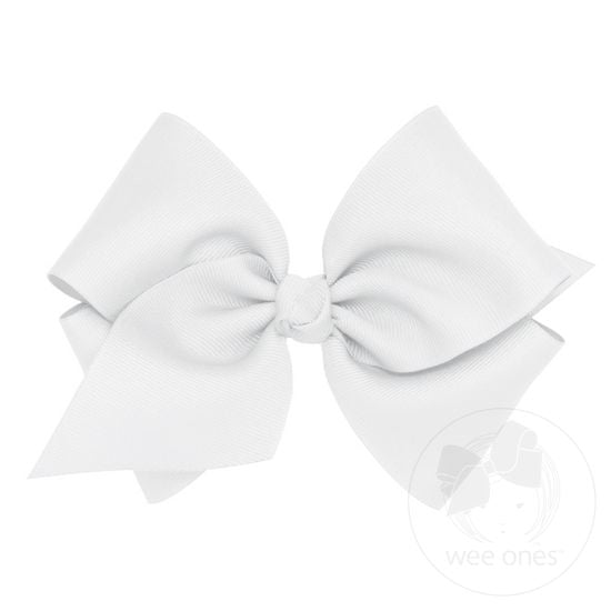 wee ones - Mini King Classic Grosgrain Hair Bow (Knot Wrap)