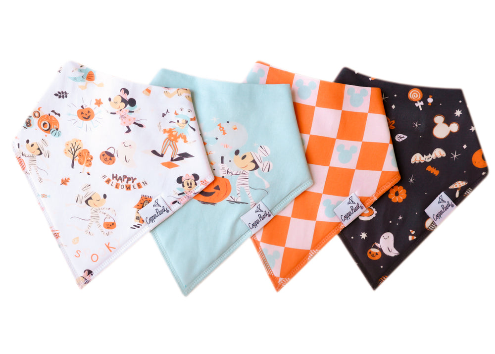 Copper Pearl - Mickey Mouse's Boo Bash Bib Set