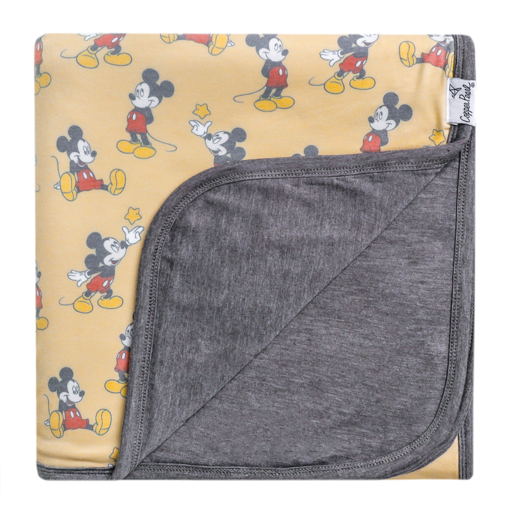 Copper Pearl - Mickey Mouse 3 Layer Stretchy Quilt