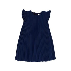 The Beaufort Bonnet Company - Nantucket Navy Piper Pleated Dress