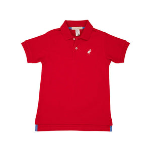 The Beaufort Bonnet Company - Richmond Red Prim and Proper Polo SS