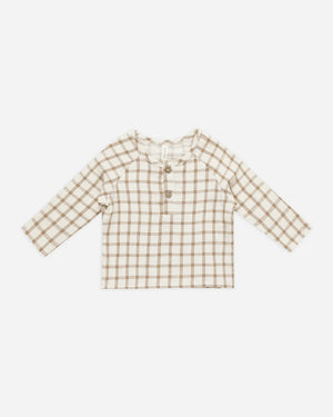 Quincy Mae - Cinnamon Plaid Zion Shirt