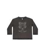 Rylee & Cru - Wolf Pack Raw Edge Long sleeve Tee