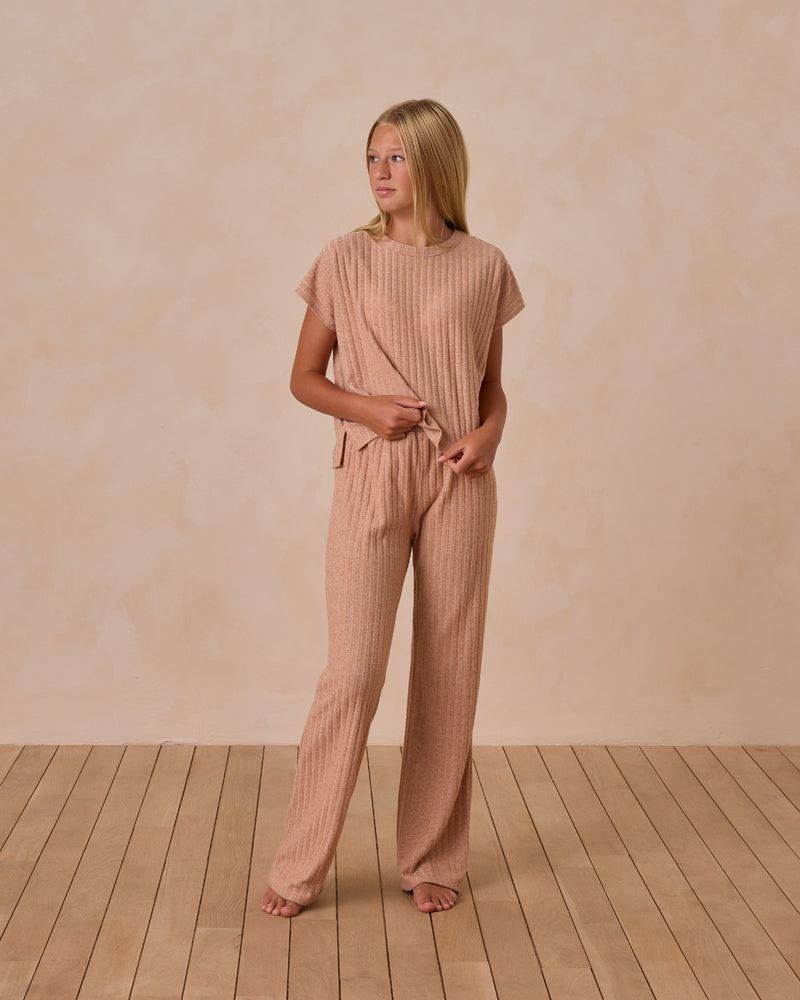 
            
                Load image into Gallery viewer, Rylee &amp;amp; Cru - Teen Grapefruit Cozy Rib Knit Set
            
        