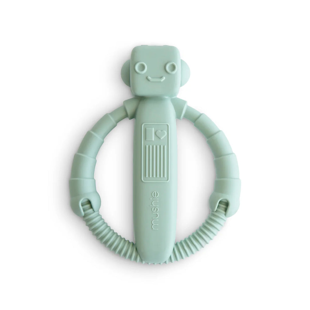 Mushie - Robot Rattle Teether