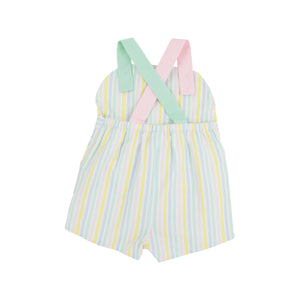 The Beaufort Bonnet Company - Siesta Key Seersucker Ruthie Romper