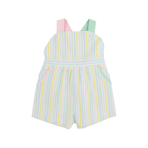 The Beaufort Bonnet Company - Siesta Key Seersucker Ruthie Romper