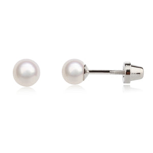 Cherished Moments - Sterling Silver Pearl Earrings