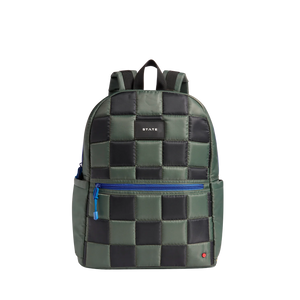 State Bag - Kane Double Pocket Backpack Puffer Checkerboard