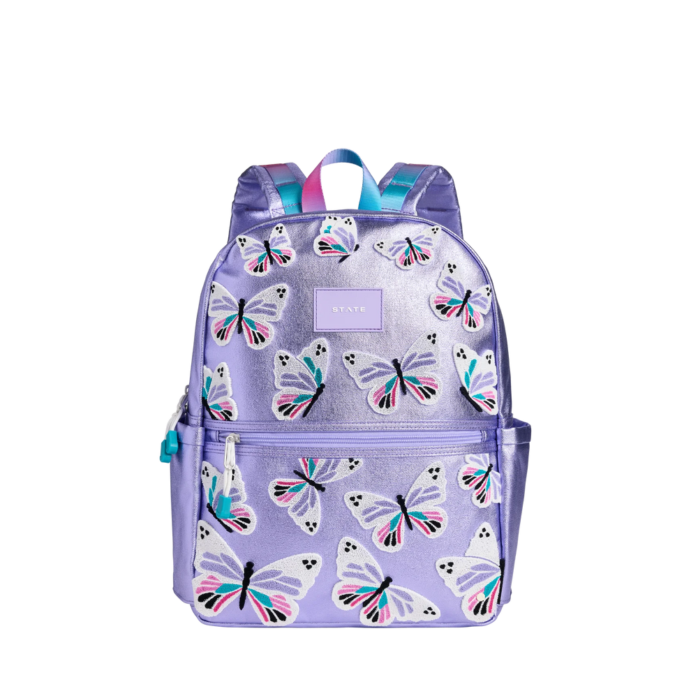 State Bag - Kane Double Pocket Backpack 3D Butterfly
