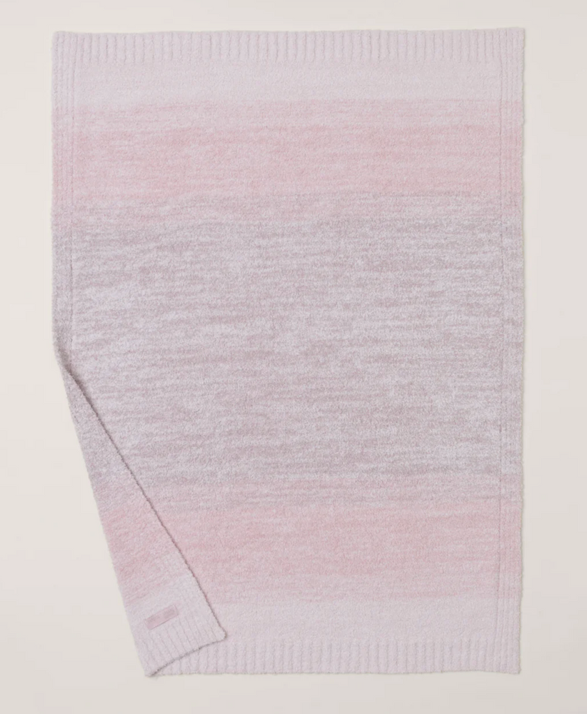 Barefoot Dreams - Cozychic Ombre Stroller Blanket in Antique Rose