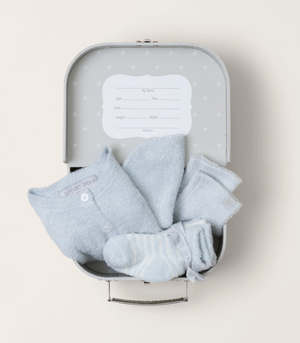 Barefoot Dreams - Cozychic Lite Classic Newborn Set in Blue