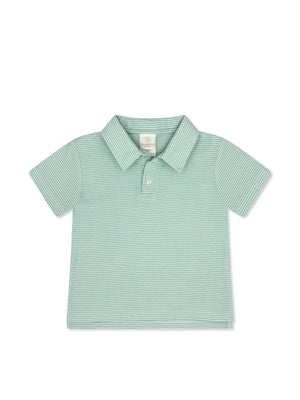 Lullaby Set - Parker Polo Memphis Aqua Ministripe