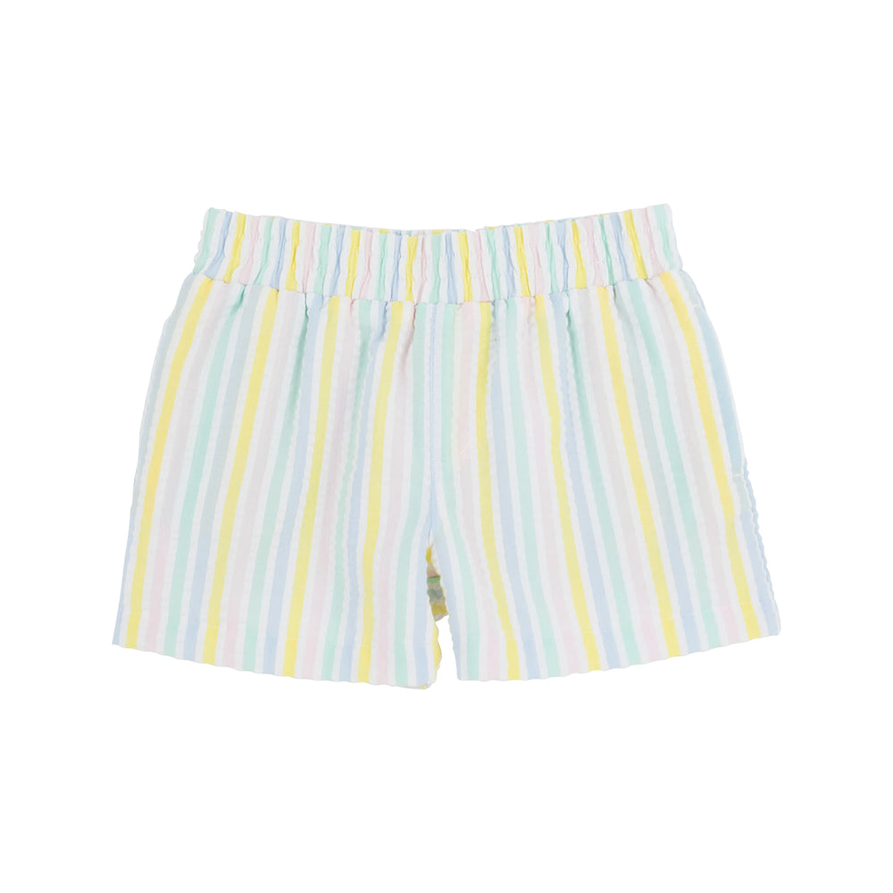 The Beaufort Bonnet Company - Siesta Key Seersucker/ Sea Island Seafoam Sheffield Shorts