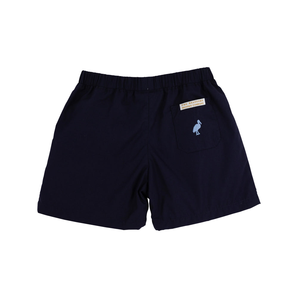 The Beaufort Bonnet Company - Shelton Shorts - Applique - Nantucket Navy/Beale Street Blue/Tiger