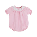 The Beaufort Bonnet Company - Short Sleeve Bridget Bubble - Palm Beach Pink/Hamptons Hot Pink