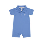 The Beaufort Bonnet Company - Barbados Blue Sir Propers Romper