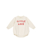 Quincy Mae - Crewneck Bubble Romper || Little Love