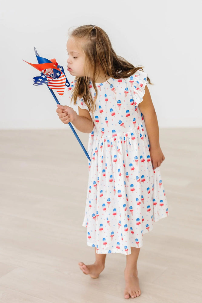 Mila & Rose - Summer Sweets Flutter Sleeve Twirl Dress