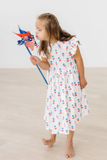 Mila & Rose - Summer Sweets Flutter Sleeve Twirl Dress