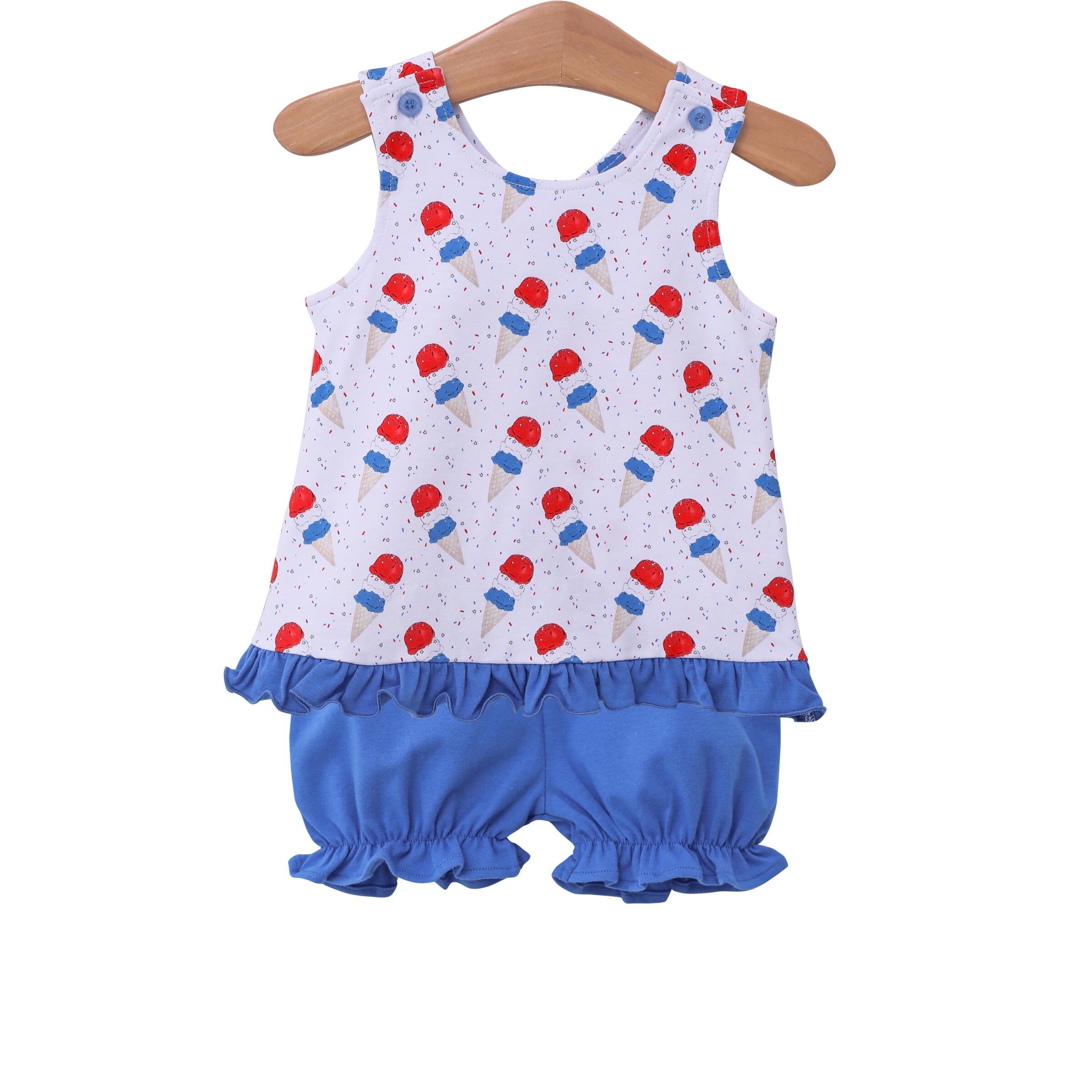 Trotter Street Kids - Patriotic Ice Cream Bloomer Set - Sweet E's ...