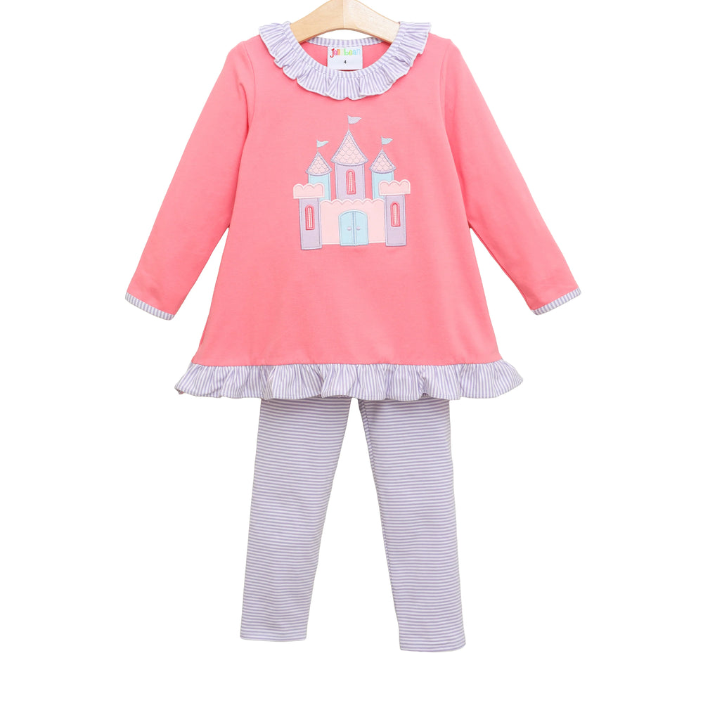 Jellybean - Castle Ruffle Pants Set