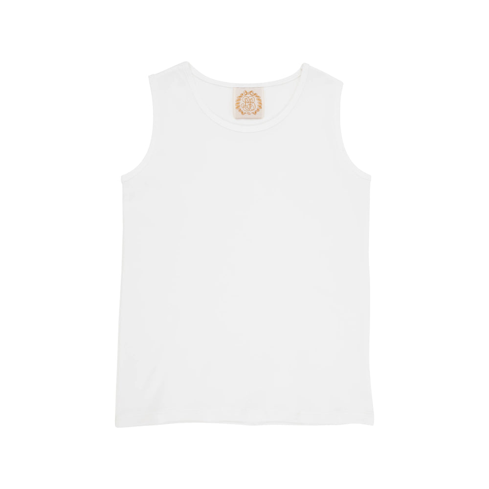 The Beaufort Bonnet Company - Worth Avenue White Tay Tay Tank