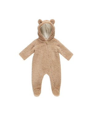 Quincy Mae - Beige Bear Jumpsuit