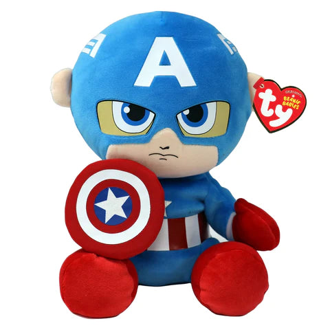 Ty - Marvel Captain America Soft Plush