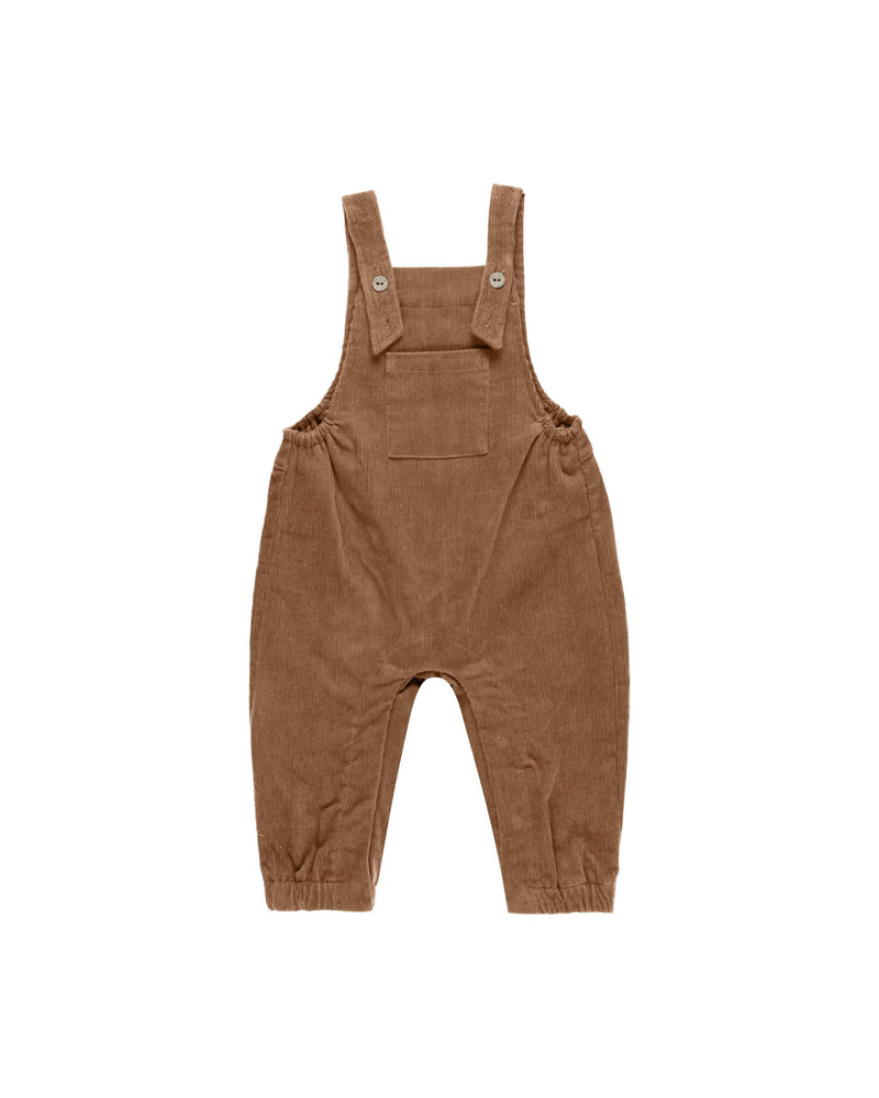 Quincy Mae - Cinnamon Corduroy Baby Overalls