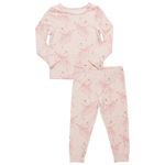 Pink Chicken - Kids Bamboo PJ Set - Pink Ballerinas